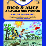Dico e Alice a cavalo nos pampas